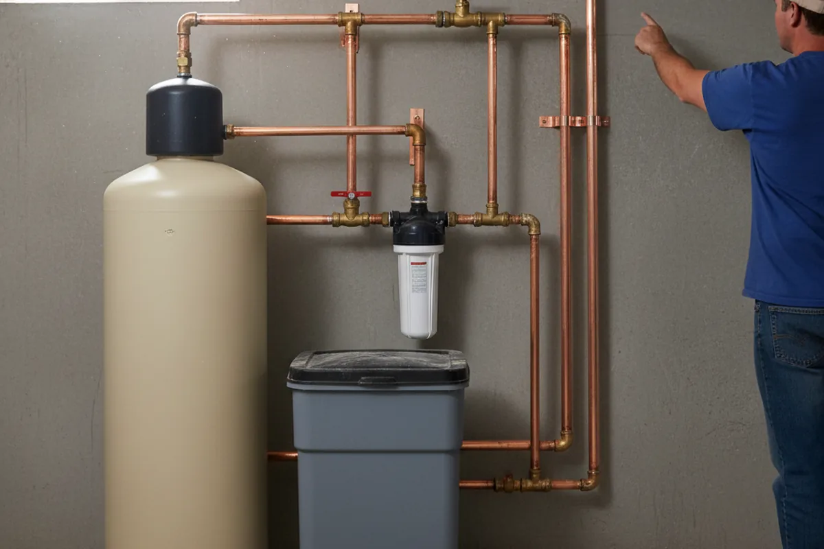 Whole-house water treatment system installed in Center Valley